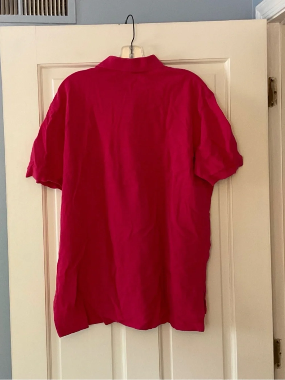 Vintage Polo Ralph Lauren Shirt Pink Short Sleeve Pony Men’s L Preppy Heritage